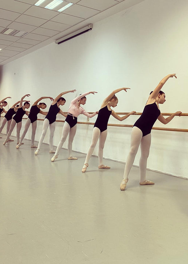 בר בלט כפול מחובר לקיר, לאימוני מחול. עשוי עץ בוק, בעל מגע רך וחלק, חזק ויציב